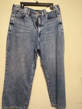 Express Light Blue Cropped Ankle Jeans
